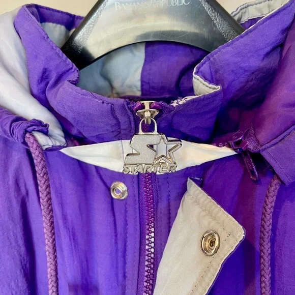 Kansas State Vintage XXL Y2K 90s Starter Jacket Coat Puffy Wildcats EUC Puffy